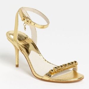 MICHAEL Michael Kors Gold Livvy Sandal