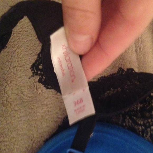 Blue/black zebra print push up bra - Picture 3 of 3