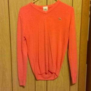 Pink Long sleeve lacoste top