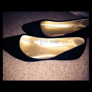 black flats (worn once)
