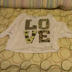 Love crop top