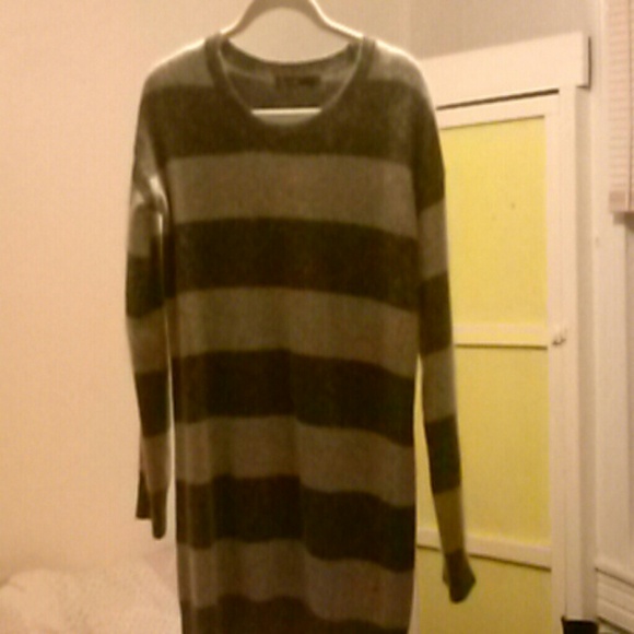 8seconds long striped sweater