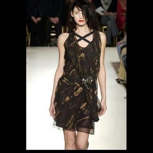Maria Chen Pascual Instrument Ruffled Godet Skirt