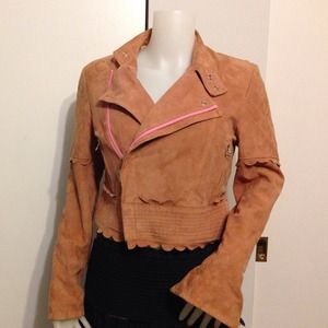 Pink leather jacket Luella for target M