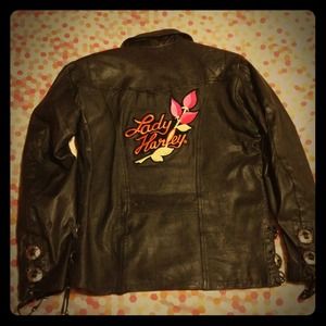 VINTAGE🌹LADY HARLEY🌹SHIRT/JACKET