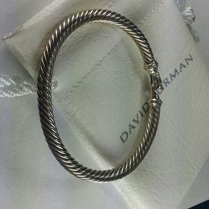 David yurman 5mm diamonds buckle bracelet