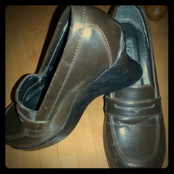 Gently worn wedge shoes