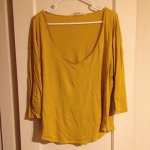 Old Navy mustard shirt