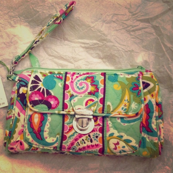 Vera Bradley Clutches & Wallets - SOLD Vera Bradley Pushlock Wristlet Tutti Frutti