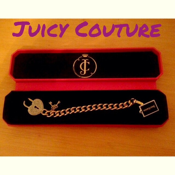❌SOLD❌ Juicy Couture Pave Heart Bracelet - Picture 1 of 4