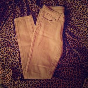 KHAKI SKINNY JEANS
