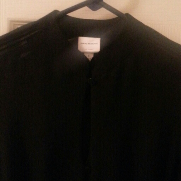 Isaac Mizrahi - Sheer peasent blouse - Picture 2 of 2