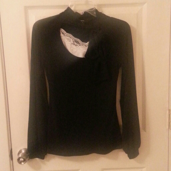 Express black peasent blouse - Picture 2 of 2