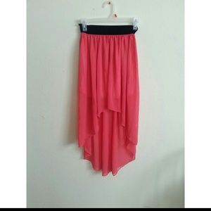 High low skirt