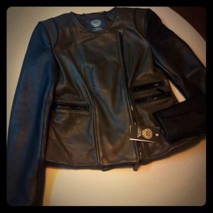 Sharing my Vince Camuto Lambskin leather Jacket