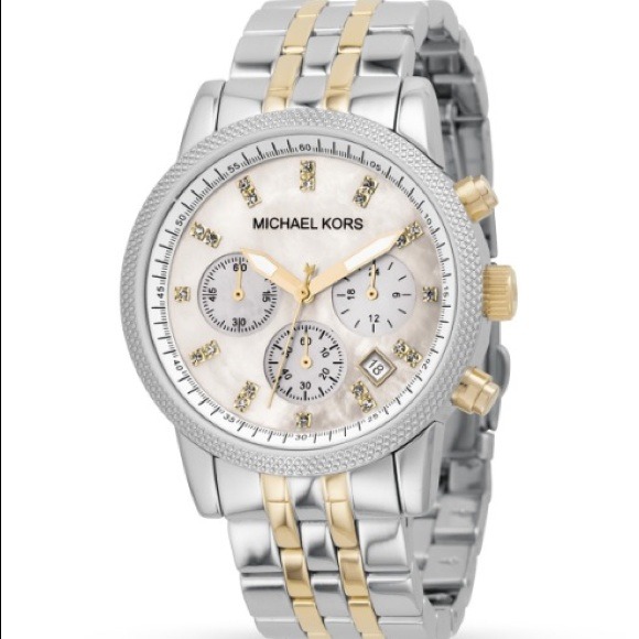 Michael Kors MK5057 two tone watch