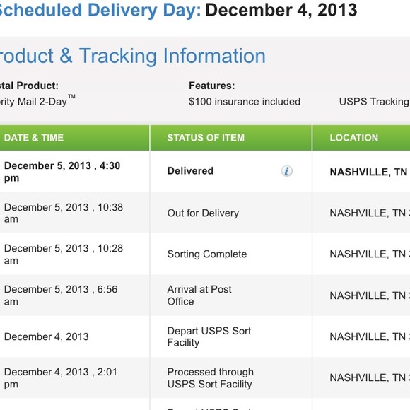 Proof of tracking