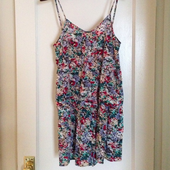 BCBGeneration Floral Romper - Picture 1 of 1
