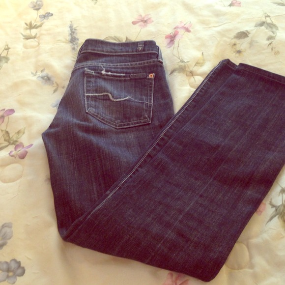 7 dark denim
