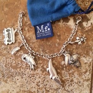 Authentic Mignot Faget New Orleans Charm Bracelet