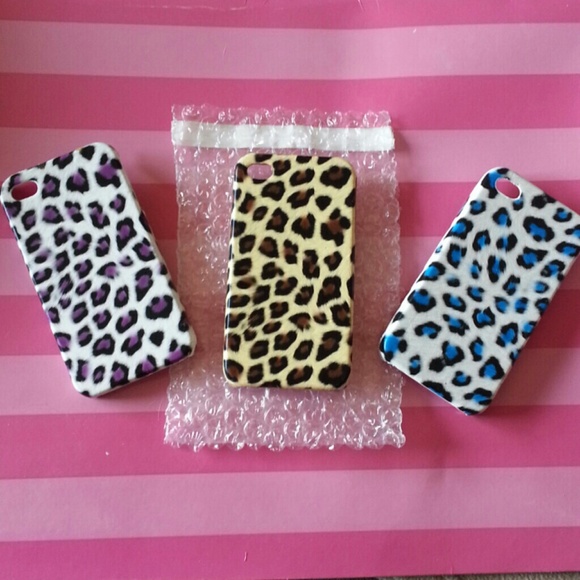 Animal print iphone 4. New. Cases.