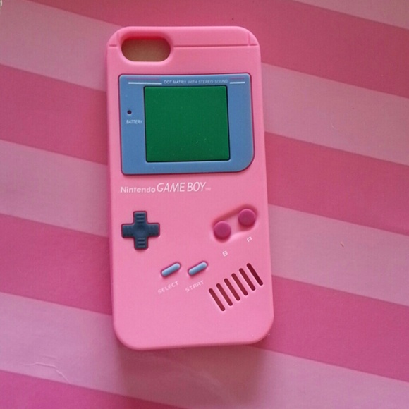 Game boy pink iphone 5 case new in plastic