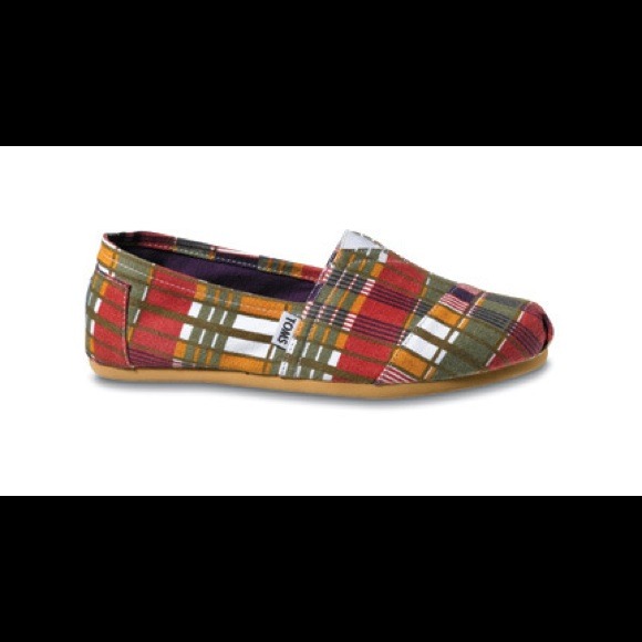 Madras Plaid TOMS