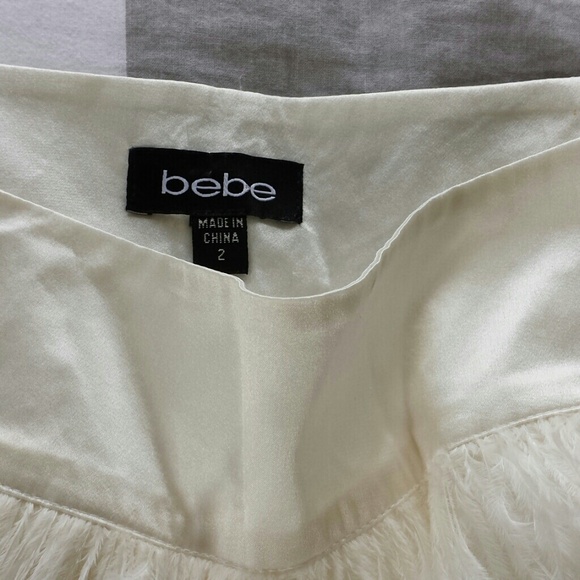 Sold! Bebe feather skirt - Picture 3 of 3