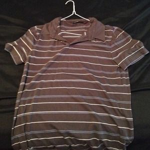 Striped polo shirt