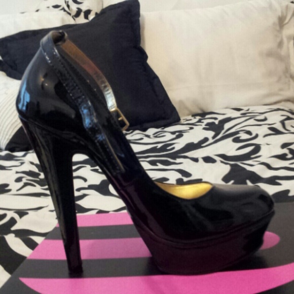 black heels