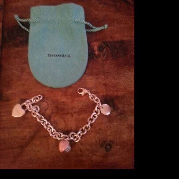 Authentic Tiffany and Co. Charm bracelet.