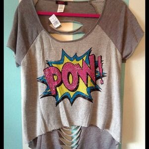 Shabby Comic POW Top Brand New