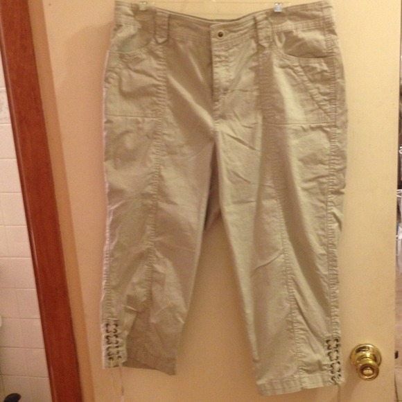Beautiful Khaki Capris