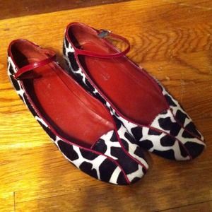 🐄Couture Donald Pliner Cow Fur Maryjanes