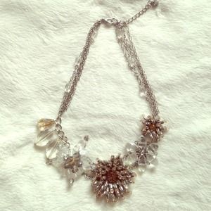 Loft flower necklace - NWOT