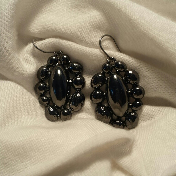 *BUNDLED* Dark Silver Dangle Earrings
