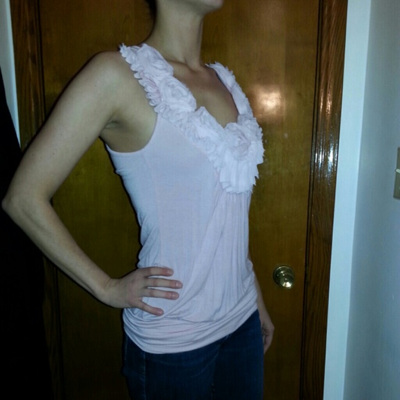 Pink Ruffled Top - Picture 2 of 4