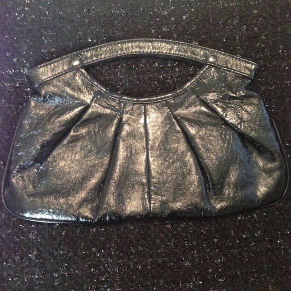 ☀️SALE☀️ Faux Leather Black Clutch - Picture 2 of 2