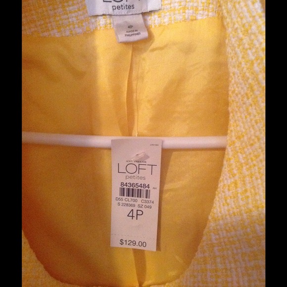 Loft tweed yellow jacket. - Picture 3 of 3