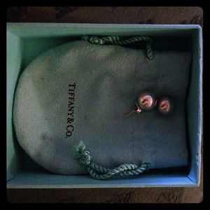 Set of Tiffany ball earrings