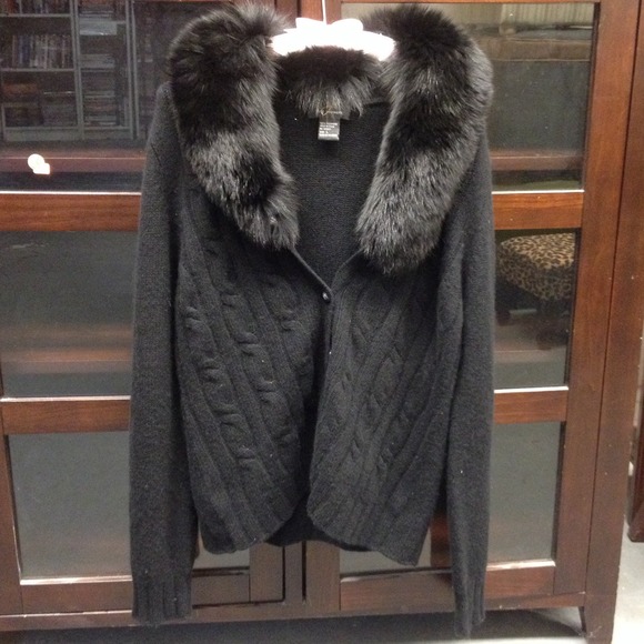 🎊Sale🎊 Cashmere Blk Knitted Cardigan Sweater