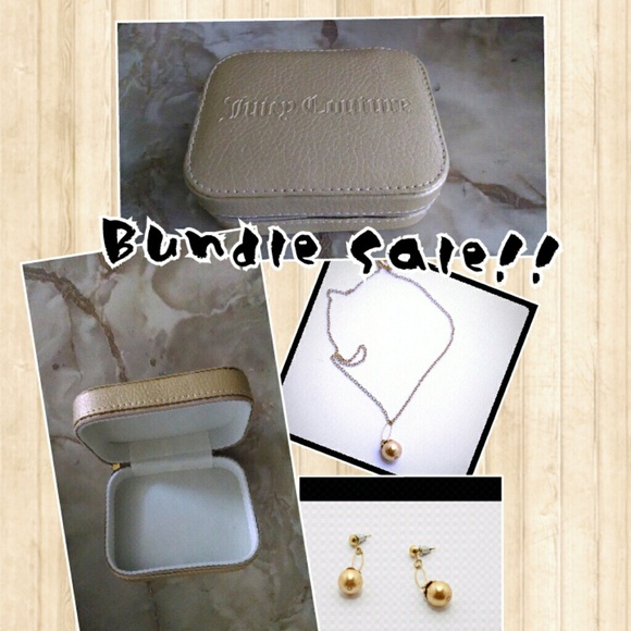 BUNDLE! Juicy couture make up kit and jewelry