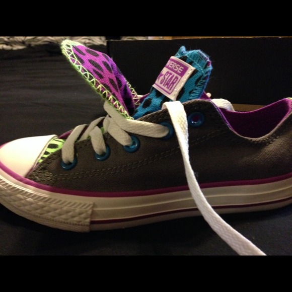 Converse AllStar Leopard print -new size 13 kids - Picture 1 of 4