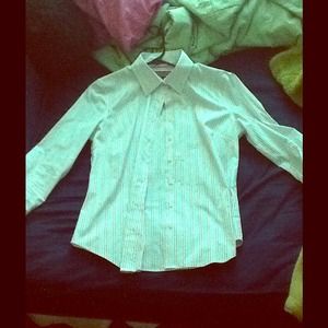 💋 Vineyard Vines Pink&Blue Striped Oxford NWOT💕