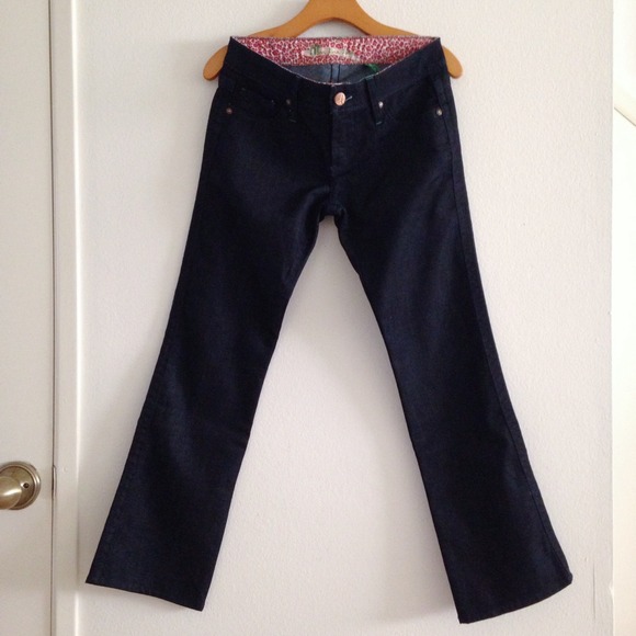 Raw Salvage Denim: Slight boot cut