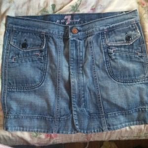 Seven for all Mandkind denim mini