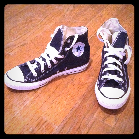 Converse chuck high dress blue