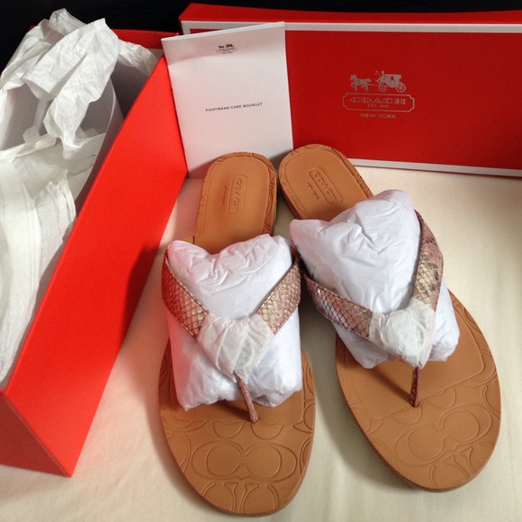 Pearl Snake Coach Sandals 👡