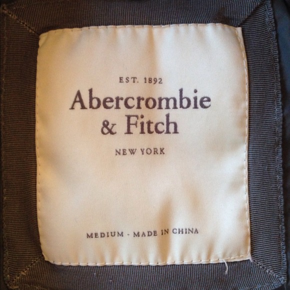 Abercrombie Fitch down navy jacket - Picture 3 of 4