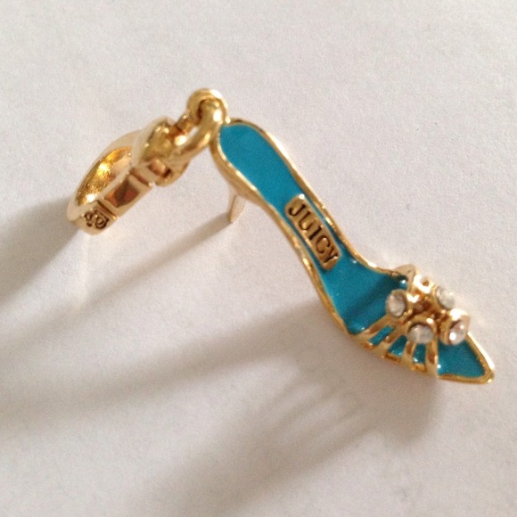 Blue Heel Juicy Couture Charm